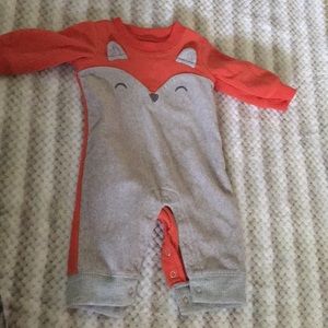 Carters pajama fox onesie❤️💜💙